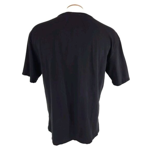 Rhude Logo Embroidered T-Shirt XS Mens Black Cotton Tee - Picture 5 of 11